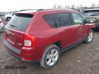 2012 Jeep Compass Latitude with VIN 1C4NJCEA0CD626490, listed as a IAAI auction lot 41916333 with 96,067 mi miles. Bid and sale history available at carsss.com. Image 4.