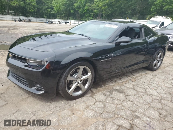 2014 Chevrolet Camaro SS with VIN 2G1FJ1EJ6E9284108, listed as a Copart auction lot 55460275 with 107,474 mi miles and Clean Title. Bid and sale history available at carsss.com. Image 1.