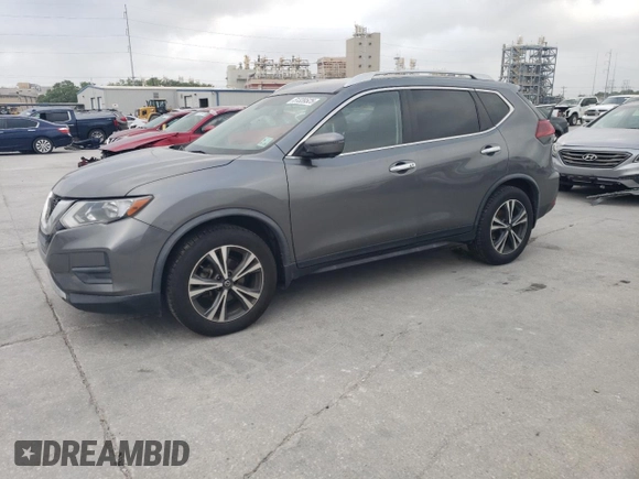 2019 Nissan Rogue SV with VIN JN8AT2MT1KW263257, listed as a Copart auction lot 51339525 with 49,047 mi miles and Salvage Title. Bid and sale history available at carsss.com. Image 1.