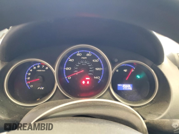 2007 Honda Fit with VIN JHMGD37497S058490, listed as a Copart auction lot 52173575 with 177,145 mi miles and Salvage Title. Bid and sale history available at carsss.com. Image 9.