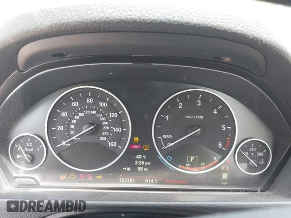 2014 BMW 3 Series 328d with VIN WBA3D3C58EK154684, listed as a IAAI auction lot 42586949 with 125,351 mi miles and . Bid and sale history available at DreamBid. Image 7.