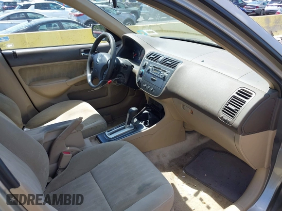 2004 Honda Civic LX with VIN 2HGES16544H551186, listed as a IAAI auction lot 42202191 with 161,254 mi miles and . Bid and sale history available at DreamBid. Image 5.
