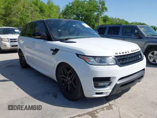 2015 Land Rover Range Rover Sport Autobiography with VIN SALWV2TF9FA505621, listed as a IAAI auction lot 42015600 with 116,406 mi miles and . Bid and sale history available at DreamBid. Image 1.