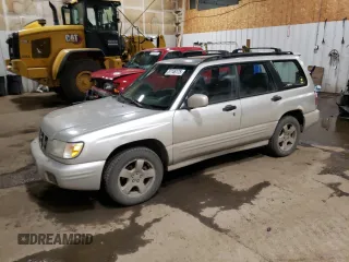 2001 Subaru Forester S w/Premium Pkg with VIN JF1SF65681H725555, listed as a Copart auction lot 51146175 with 195,670 mi miles and Salvage Title. Bid and sale history available at carsss.com. Image 1.