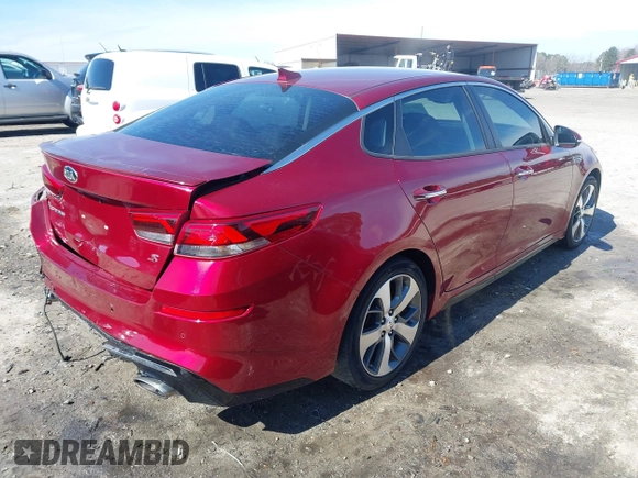 2019 Kia Optima LX with VIN 5XXGT4L32KG332395, listed as a IAAI auction lot 41606749 with 58,532 mi miles. Bid and sale history available at carsss.com. Image 4.