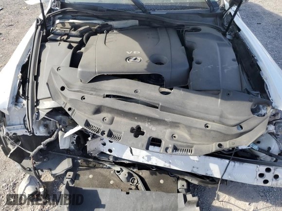 2010 Lexus IS 250 with VIN JTHBF5C27A2096487, listed as a Copart auction lot 58865595 with 178,751 mi miles and Salvage title. Bid and sale history available at DreamBid. Image 11.