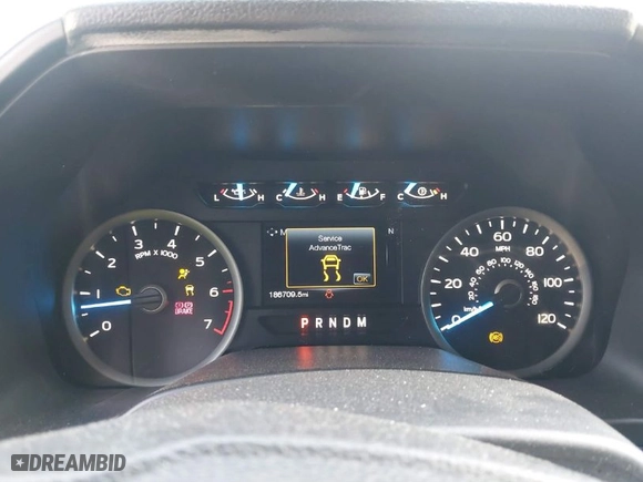 2017 Ford F-150 XL with VIN 1FTEW1EG8HFC16851, listed as a IAAI auction lot 41838958 with 186,709 mi miles. Bid and sale history available at carsss.com. Image 7.
