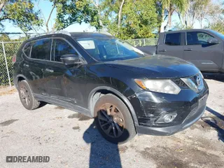 2016 Nissan Rogue SV with VIN KNMAT2MV9GP691799, listed as a IAAI auction lot 40902441 with 103,075 mi miles. Bid and sale history available at carsss.com. Image 1.
