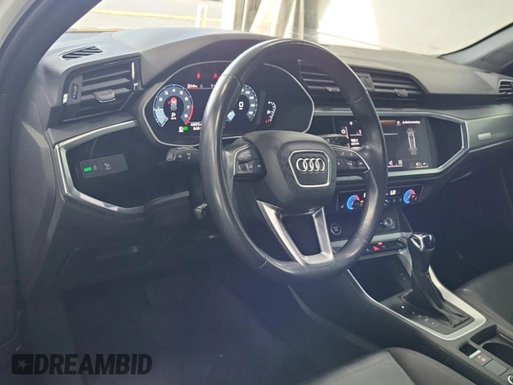 2023 Audi Q3 S line Premium with VIN WA1DECF34P1107427, listed as a IAAI auction lot 42845142 with 43,670 mi miles and . Bid and sale history available at DreamBid. Image 25.