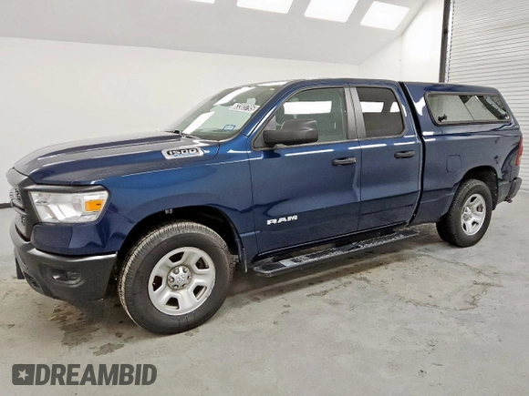 2021 Ram 1500 Tradesman with VIN 1C6RRFCGXMN714257, listed as a Copart auction lot 63303795 with 99,698 mi miles and Clean title. Bid and sale history available at DreamBid. Image 1.