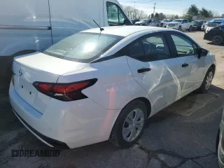 2021 Nissan Versa S with VIN 3N1CN8DV2ML807179, listed as a Copart auction lot 82795944 with 60,752 mi miles and Salvage Title. Bid and sale history available at carsss.com. Image 3.
