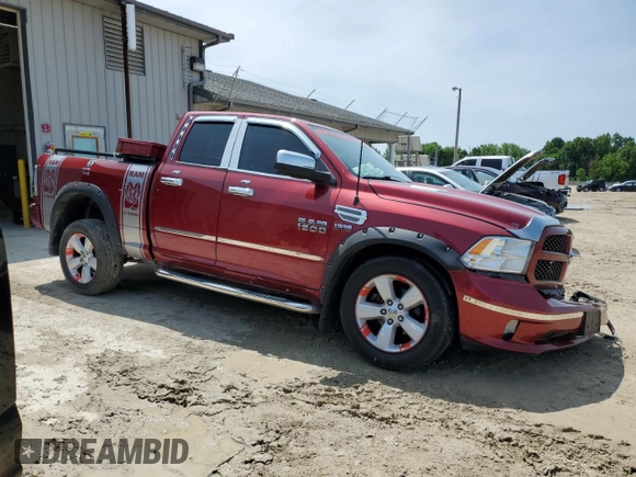 2013 Ram 1500 Express with VIN 1C6RR7FT3DS541455, listed as a Copart auction lot 58896425 with 113,460 mi miles and Salvage title. Bid and sale history available at DreamBid. Image 4.