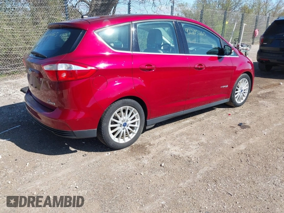 2015 Ford C-Max SEL with VIN 1FADP5BU8FL101858, listed as a IAAI auction lot 42205265 with 161,265 mi miles. Bid and sale history available at carsss.com. Image 4.