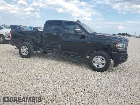 2023 Ram 2500 Tradesman with VIN 3C6UR5CL8PG574319, listed as a Copart auction lot 61355764 with 53,815 mi miles and Salvage Title. Bid and sale history available at carsss.com. Image 4.