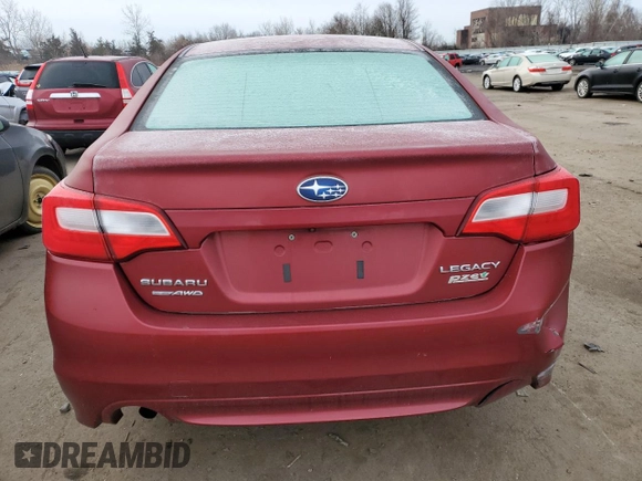 2017 Subaru Legacy with VIN 4S3BNAB68H3048566, listed as a Copart auction lot 38525073 with 67,678 mi miles. Bid and sale history available at carsss.com. Image 6.