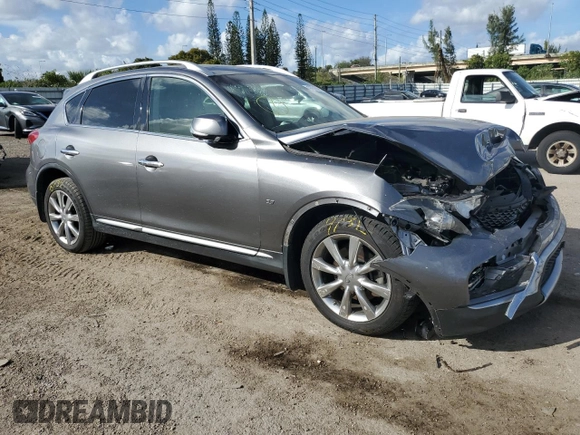 2017 Infiniti QX50 with VIN JN1BJ0RR9HM414439, listed as a Copart auction lot 35848283 with 56,519 mi miles. Bid and sale history available at carsss.com. Image 4.