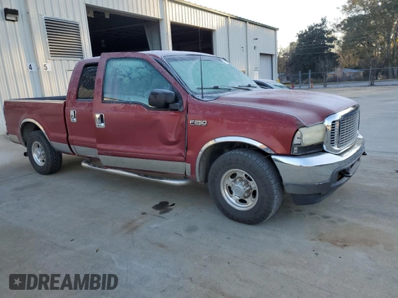 2001 Ford Super Duty F-250 XL with VIN 1FTNW20L21EB21224, listed as a Copart auction lot 81508664 with 167,027 mi miles and Salvage Title. Bid and sale history available at carsss.com. Image 4.
