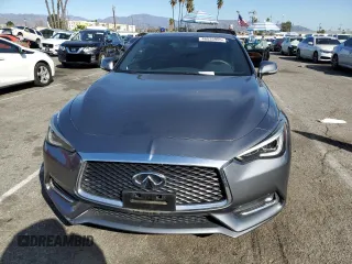 2018 Infiniti Q60 Luxe with VIN JN1CV7EK6JM200329, listed as a Copart auction lot 46535955 with 54,059 mi miles and Salvage Title. Bid and sale history available at carsss.com. Image 5.