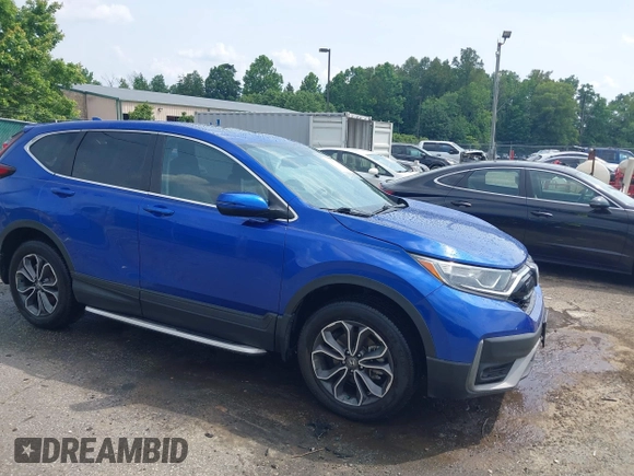2020 Honda CR-V EX-L with VIN 7FARW2H80LE008928, listed as a IAAI auction lot 42457715 with 70,718 mi miles and . Bid and sale history available at DreamBid. Image 1.