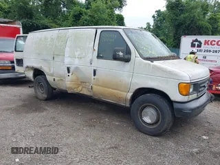 2006 Ford Econoline Cargo z VIN 1FTNE24W26HA14641, wystawiony jako IAAI lot #42511489 z przebiegiem 341 226 mil mil oraz . Historia ofert i sprzedaży dostępna na DreamBid. Obrazek 1.