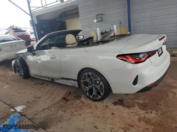 2025 BMW 4 Series 430i with VIN WBA33DB03SCS40361, listed as a Copart auction lot 48397335 with 3,949 mi miles and Salvage Title. Bid and sale history available at carsss.com. Image 2.
