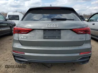 2021 Audi Q3 S line Premium Plus with VIN WA1EECF39M1153500, listed as a Copart auction lot 47378933 with 26,143 mi miles. Bid and sale history available at carsss.com. Image 6.