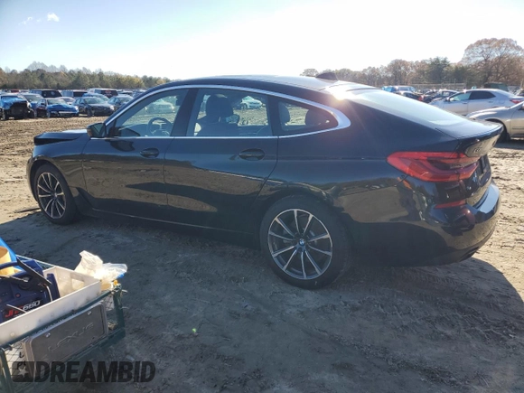 2019 BMW 6 Series 640i xDrive with VIN WBAJV6C5XKBK08469, listed as a Copart auction lot 80441344 with 58,637 mi miles and Salvage Title. Bid and sale history available at carsss.com. Image 2.