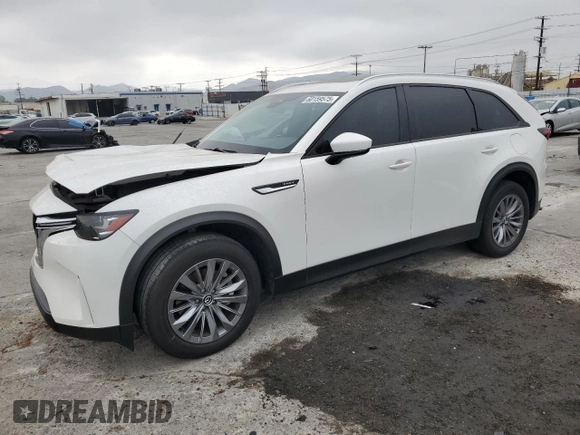 2024 Mazda CX-90 Preferred with VIN JM3KKBHA0R1180686, listed as a Copart auction lot 60159575 with 21,577 mi miles and Salvage title. Bid and sale history available at DreamBid. Image 1.