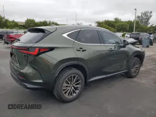 2025 Lexus NX 250 with VIN 2T2ADCAZ8SC021948, listed as a Copart auction lot 42130975 with 1,920 mi miles and Salvage title. Bid and sale history available at DreamBid. Image 3.
