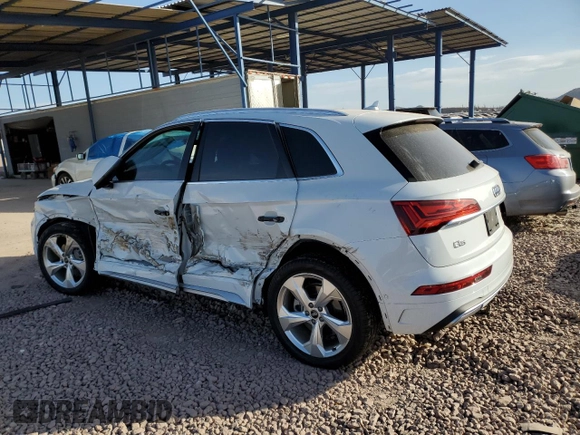 2021 Audi Q5 Prestige with VIN WA1CAAFY5M2038289, listed as a Copart auction lot 87696075 with 45,265 mi miles and Salvage Title. Bid and sale history available at carsss.com. Image 2.
