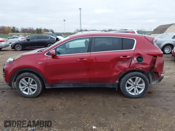 2017 Kia Sportage LX with VIN KNDPMCAC7H7153099, listed as a IAAI auction lot 40939155 with 133,394 mi miles and . Bid and sale history available at carsss.com. Image 15.