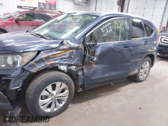 2013 Honda CR-V EX-L with VIN 2HKRM4H79DH626546, listed as a IAAI auction lot 41962494 with 91,923 mi miles and . Bid and sale history available at DreamBid. Image 6.