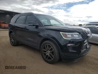 2019 Ford Explorer Sport with VIN 1FM5K8GT9KGB08105, listed as a Copart auction lot 79567134 with 79,705 mi miles and Salvage Title. Bid and sale history available at carsss.com. Image 4.