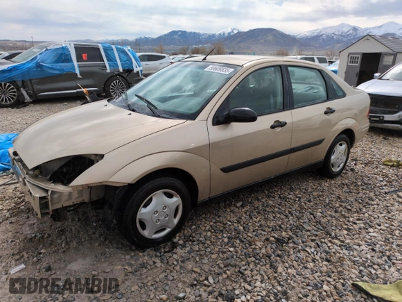2002 Ford Focus LX with VIN 1FAFP33P62W281257, listed as a Copart auction lot 50609535 with 158,684 mi miles and Salvage Title. Bid and sale history available at carsss.com. Image 1.
