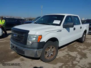 2013 Ford F-150 XL with VIN 1FTEW1CM6DKG34089, listed as a IAAI auction lot 41668428 with 173,709 mi miles. Bid and sale history available at carsss.com. Image 2.