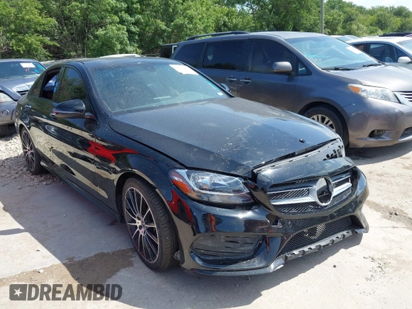 2017 Mercedes-Benz C 300 with VIN 55SWF4JB0HU223456, listed as a IAAI auction lot 42571335 with 73,673 mi miles and . Bid and sale history available at DreamBid. Image 1.