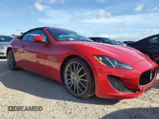 2013 Maserati GranTurismo Convertible Sport with VIN ZAM45VMA7D0073435, listed as a Copart auction lot 74539344 with 0 mi miles and Salvage Title. Bid and sale history available at carsss.com. Image 4.