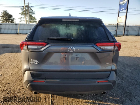 2024 Toyota RAV4 LE with VIN 2T3H1RFV7RW364822, listed as a Copart auction lot 48620065 with 6,306 mi miles and Salvage Title. Bid and sale history available at carsss.com. Image 6.