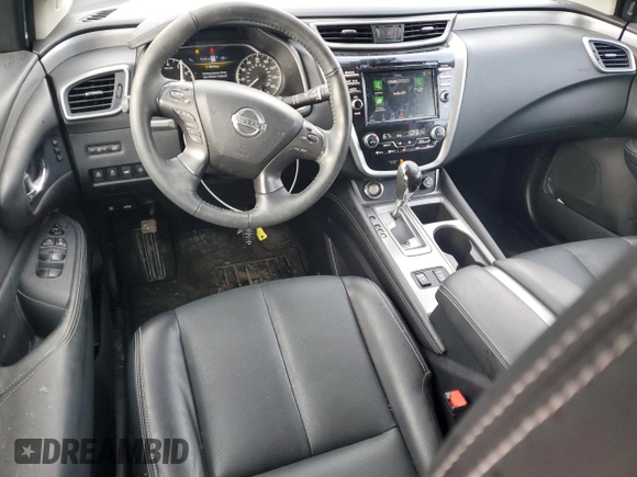 2021 Nissan Murano SL with VIN 5N1AZ2CS3MC121379, listed as a Copart auction lot 44755355 with 34,599 mi miles and Salvage Title. Bid and sale history available at DreamBid. Image 8.