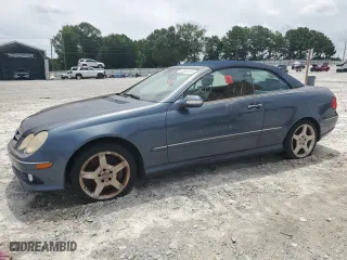 2006 Mercedes-Benz CLK-Class 5.0L with VIN WDBTK75G96T056692, listed as a Copart auction lot 63561924 with 0 mi miles and Clean Title. Bid and sale history available at carsss.com. Image 1.