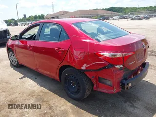 2018 Toyota Corolla L with VIN 2T1BURHE7JC105479, listed as a IAAI auction lot 42540566 with 67,487 mi miles and . Bid and sale history available at DreamBid. Image 3.