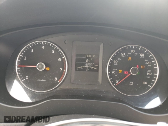 2014 Volkswagen Jetta Sedan SE w/Connectivity with VIN 3VWD07AJ0EM441517, listed as a Copart auction lot 65257454 with 132,987 mi miles and Salvage Title. Bid and sale history available at carsss.com. Image 9.