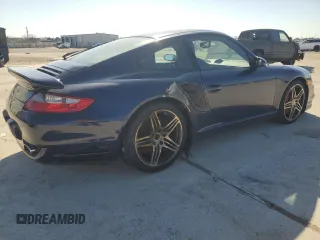 2007 Porsche 911 Turbo with VIN WP0AD29907S786676, listed as a Copart auction lot 48687765 with Not Provided miles and Clean Title. Bid and sale history available at carsss.com. Image 3.