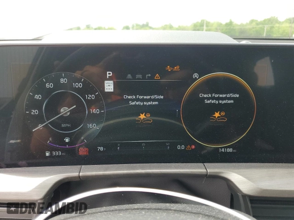2024 Kia Telluride SX X-Line z VIN 5XYP5DGC3RG486771, wystawiony jako Copart lot #55603525 z przebiegiem 14 188 mil mil oraz Szkoda całkowita • Salvage title. Historia ofert i sprzedaży dostępna na DreamBid. Obrazek 9.