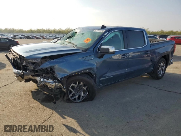 2024 GMC Sierra 1500 with VIN 1GTPHBE88RZ149430, listed as a Copart auction lot 83250124 with 33,092 mi miles and Salvage Title. Bid and sale history available at DreamBid. Image 1.