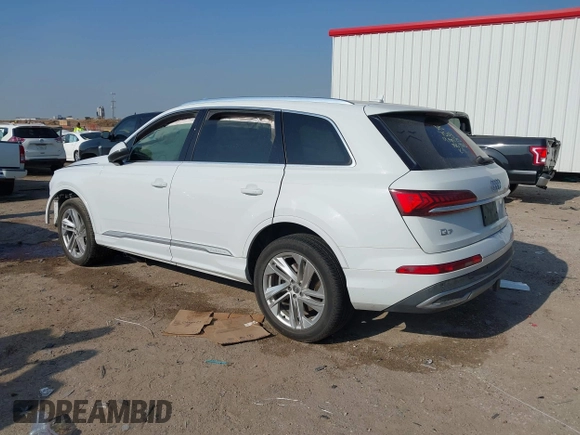 2020 Audi Q7 Premium with VIN WA1AXAF73LD007509, listed as a IAAI auction lot 42048929 with 73,948 mi miles and . Bid and sale history available at DreamBid. Image 3.