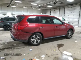 2018 Nissan Pathfinder SL z VIN 5N1DR2MM3JC645270, wystawiony jako Copart lot #55158035 z przebiegiem 88 354 mil mil oraz Nie do naprawy • Non repairable. Historia ofert i sprzedaży dostępna na DreamBid. Obrazek 3.