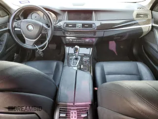 2015 BMW 5 Series 528i with VIN WBA5A5C58FD520212, listed as a Copart auction lot 55643525 with 156,948 mi miles and Salvage title. Bid and sale history available at DreamBid. Image 8.