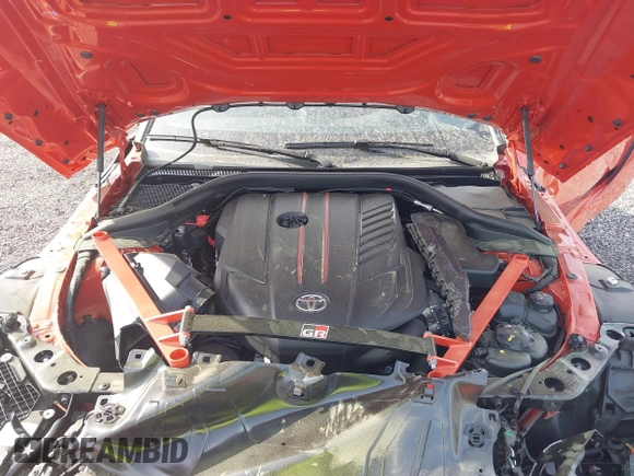 2024 Toyota Supra 3.0 with VIN WZ1DB0G09RW063546, listed as a IAAI auction lot 42102760 with 4,854 mi miles and . Bid and sale history available at DreamBid. Image 10.