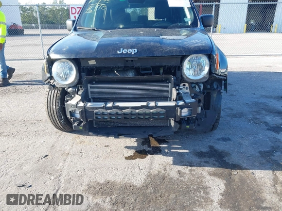 2020 Jeep Renegade Sport with VIN ZACNJAAB2LPL84352, listed as a IAAI auction lot 41936031 with 92,254 mi miles and . Bid and sale history available at carsss.com. Image 6.